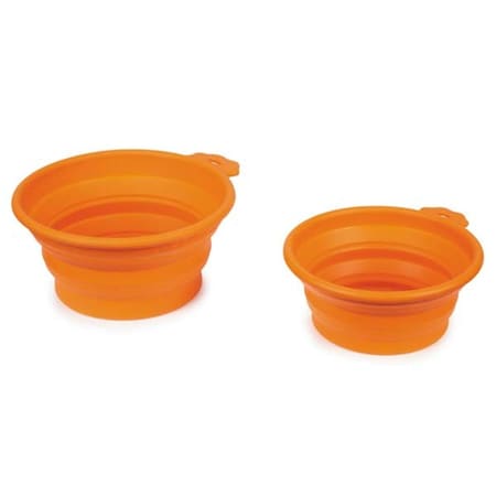 Petedge Guardian Gear Bend-A-Bowl - Medium, Orange ZW6149 16 69